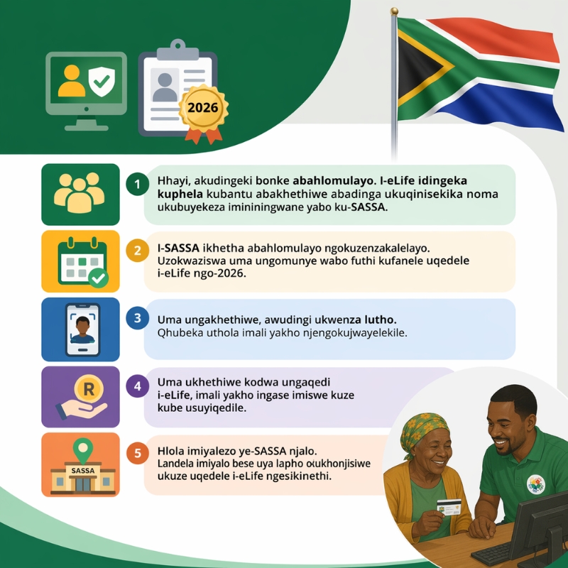 2026 sassa elife certification all beneficiaries