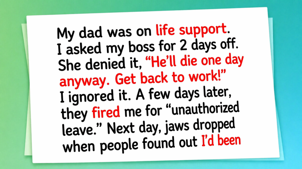 I Lost My Job for Taking Time Off During a Family Emergency