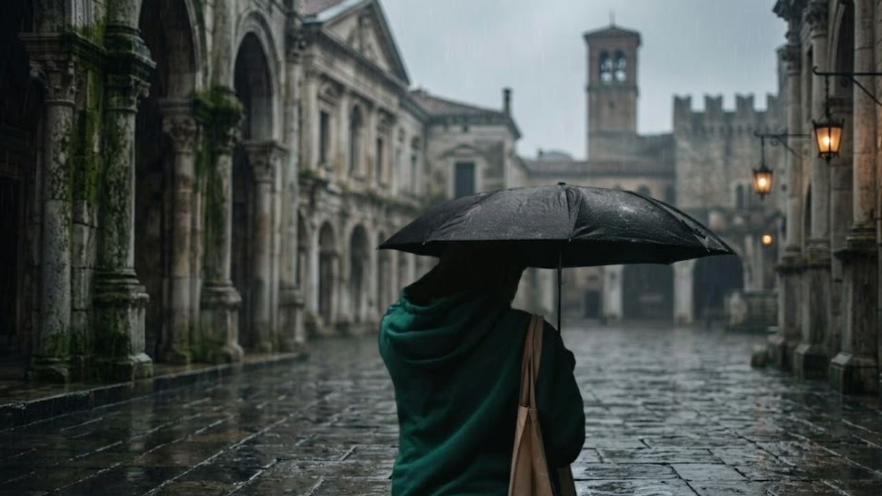 umbrella to a stranger