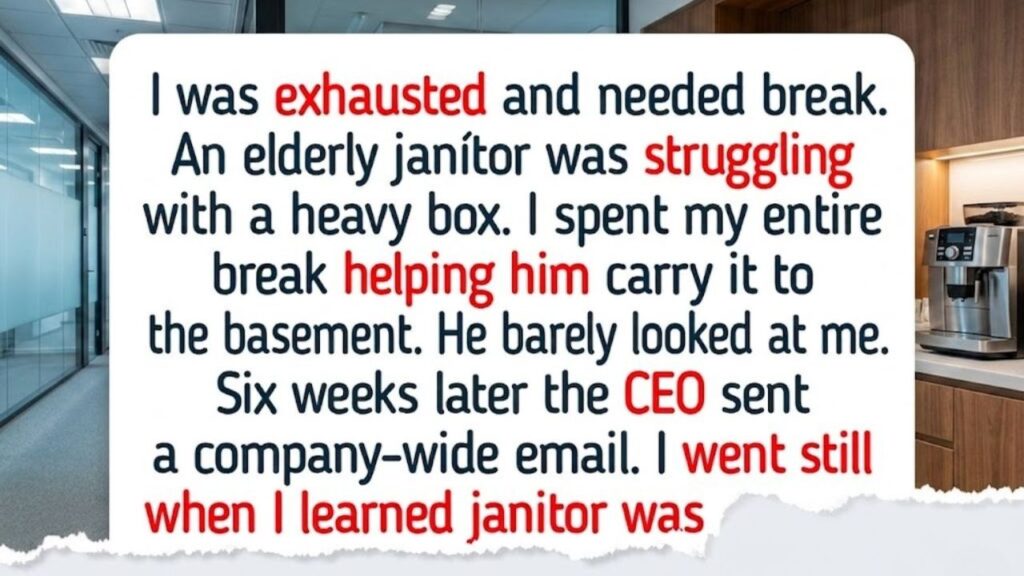 Coworker’s Simple Kindness