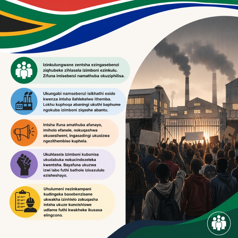 izinkulungwane zentsha engasebenzi