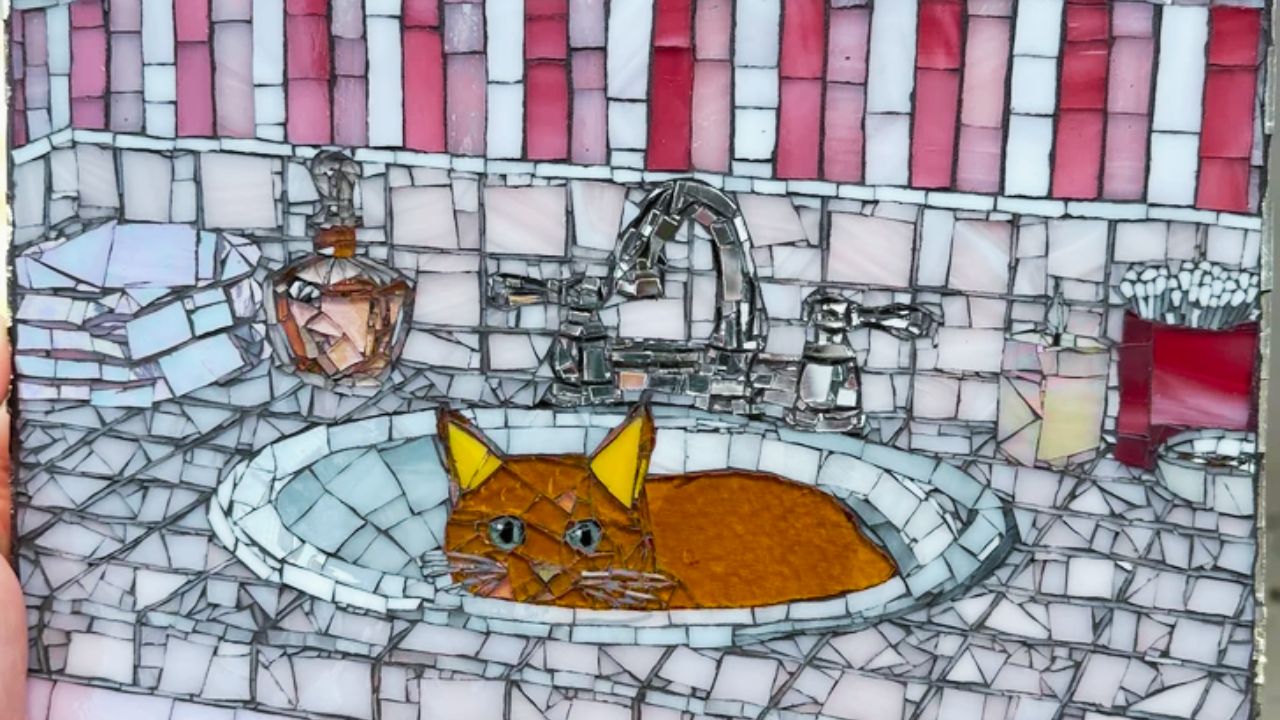 kitty mosaic